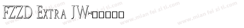 FZZD Extra JW字体转换